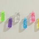 18 Large Transparent BABY BOTTLES bird toy parts crafts favors