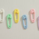 12 Large Solid Safety Pins