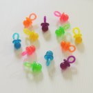 12 1 3/4" Transparent Pacifiers bird toy parts parrots cages favors