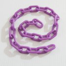 2' 1.5" PURPLE Plastic Chain bird toy part parrot monky