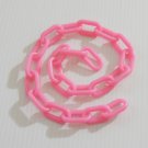 2' 1.5" PINK Plastic Chain bird toy parts parrot monkey