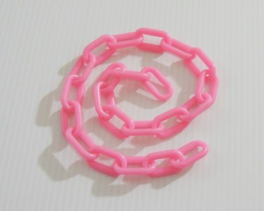 2' 1.5" PINK Plastic Chain bird toy parts parrot monkey