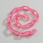 2' 1.5" PINK Plastic Chain bird toy parts parrot monkey