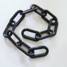 2' (feet) of 3" (inch) Black Plastic Chain parrots birds monkey goats cows