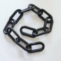 2' (feet) of 3" (inch) Black Plastic Chain parrots birds monkey goats cows