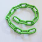 2' (feet) of 3" (inch) Green Plastic Chain parrots birds monkey goats cows