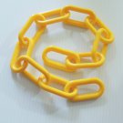 2' (feet) of 3" (inch) Yellow Plastic Chain parrots birds monkey goats cows