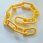2' (feet) of 3" (inch) Yellow Plastic Chain parrots birds monkey goats cows