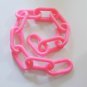 2' (feet) of 3" (inch) Pink Plastic Chain parrots birds monkey goats cows