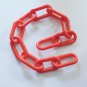 2' of 3" RED Plastic Chain bird toy parts parrots cages