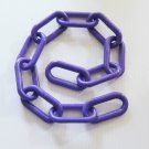 2' of 3" PURPLE Plastic Chain bird toy parts parrots cages
