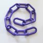 2' of 3" PURPLE Plastic Chain bird toy parts parrots cages