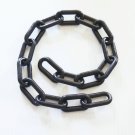 2' BLACK Plastic Chain 2" bird toy parts parrots cages