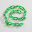 2' GREEN Plastic Chain 2" bird toy parts parrots cages