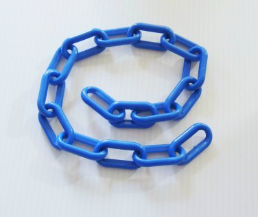 2' BLUE Plastic Chain 2" bird toy parts parrots cages