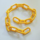 2' YELLOW Plastic Chain 2" bird toy parts parrots cages