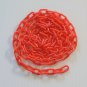 5' RED 3/4" Plastic Chain bird toy parts parrots glider