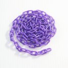 5' Purple 3/4" Plastic Chain bird toy parts parrot glider