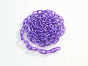 5' Purple 3/4" Plastic Chain bird toy parts parrot glider