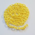 YELLOW 3/4" Plastic Chain 5' bird toy parts parrot