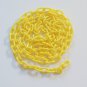 YELLOW 3/4" Plastic Chain 5' bird toy parts parrot