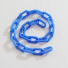 2' 1.5" BLUE Plastic Chain bird toy part parrot monkey