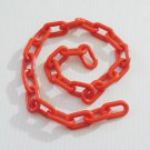 2' 1.5" RED Plastic Chain bird toy part parrot monkey