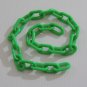 2' 1.5" GREEN Plastic Chain bird toy part parrot monkey