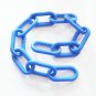 2' of 3" BLUE Plastic Chain bird toy parts parrots cages monkeys