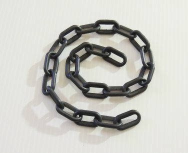 2' 1.5" BLACK Plastic Chain bird toy part parrot monkey