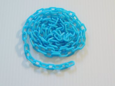 5' SEA BLUE 3/4" Plastic Chain bird toy parts parrot cage