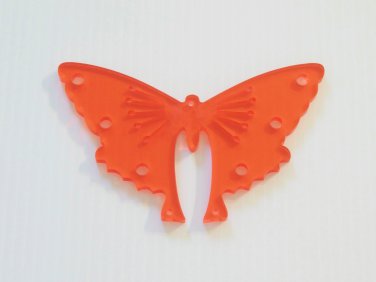 Acrylic Butterfly bird toy RED parts parrots cage crafts amazns grays tiels eclectus