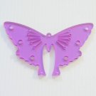 Acrylic Butterfly bird toy PURPLE parts parrots cage crafts amazns grays tiels eclectus