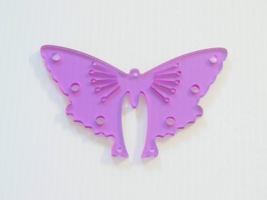 Acrylic Butterfly bird toy PURPLE parts parrots cage crafts amazns grays tiels eclectus
