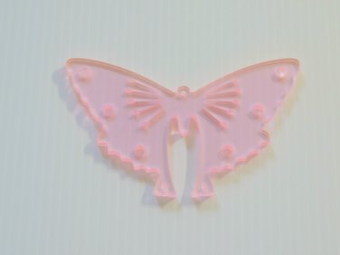 Acrylic Butterfly bird toy PINK parts parrots cage crafts amazns grays tiels eclectus