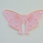 Acrylic Butterfly bird toy PINK parts parrots cage crafts amazns grays tiels eclectus