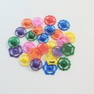 25 FLOWER WHEELS bird toy parts parrots crafts kids