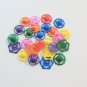 25 FLOWER WHEELS bird toy parts parrots crafts kids