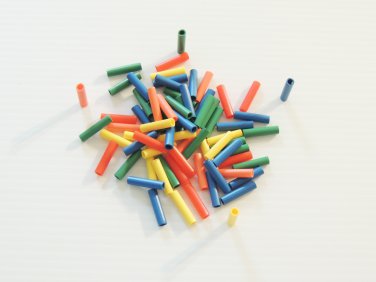 1 POUND TUBE BEADS bird toy parts parrots crafts kids