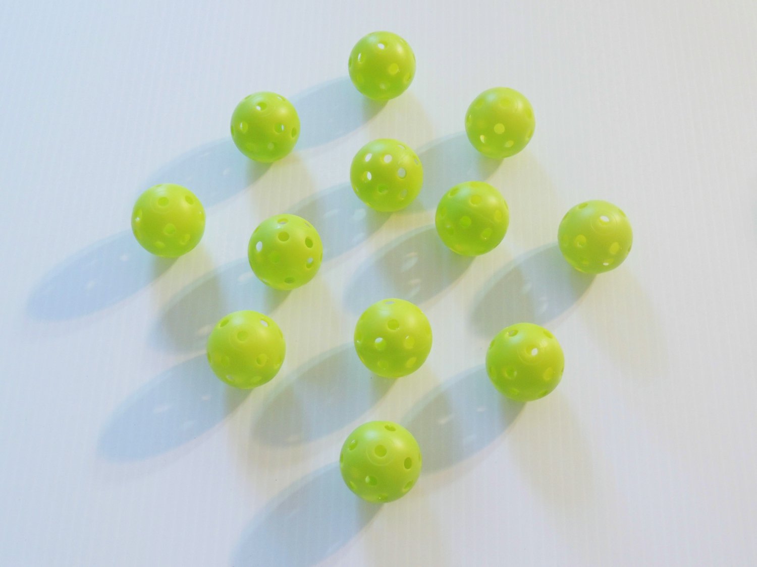 Green Golf Ball Whiffle like bird toy parts parrots cages practice