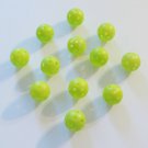 Green Golf Ball Whiffle like bird toy parts parrots cages practice