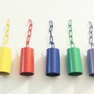 Large SAFETY/PIPE Bell w/ Matching Chain bird toy parts parrots cages crafts