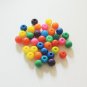 50 SOLID Round Beads bird toy parts parrots cages crafts