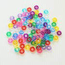 100 5/8" RINGS beads bird toy parts parrots crafts kids
