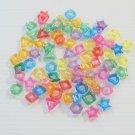 100 Transparent CRAZY Shape Rings bird toy parts parrots cage craft