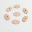8 Leather Ovals bird toy parts parrots cages crafts