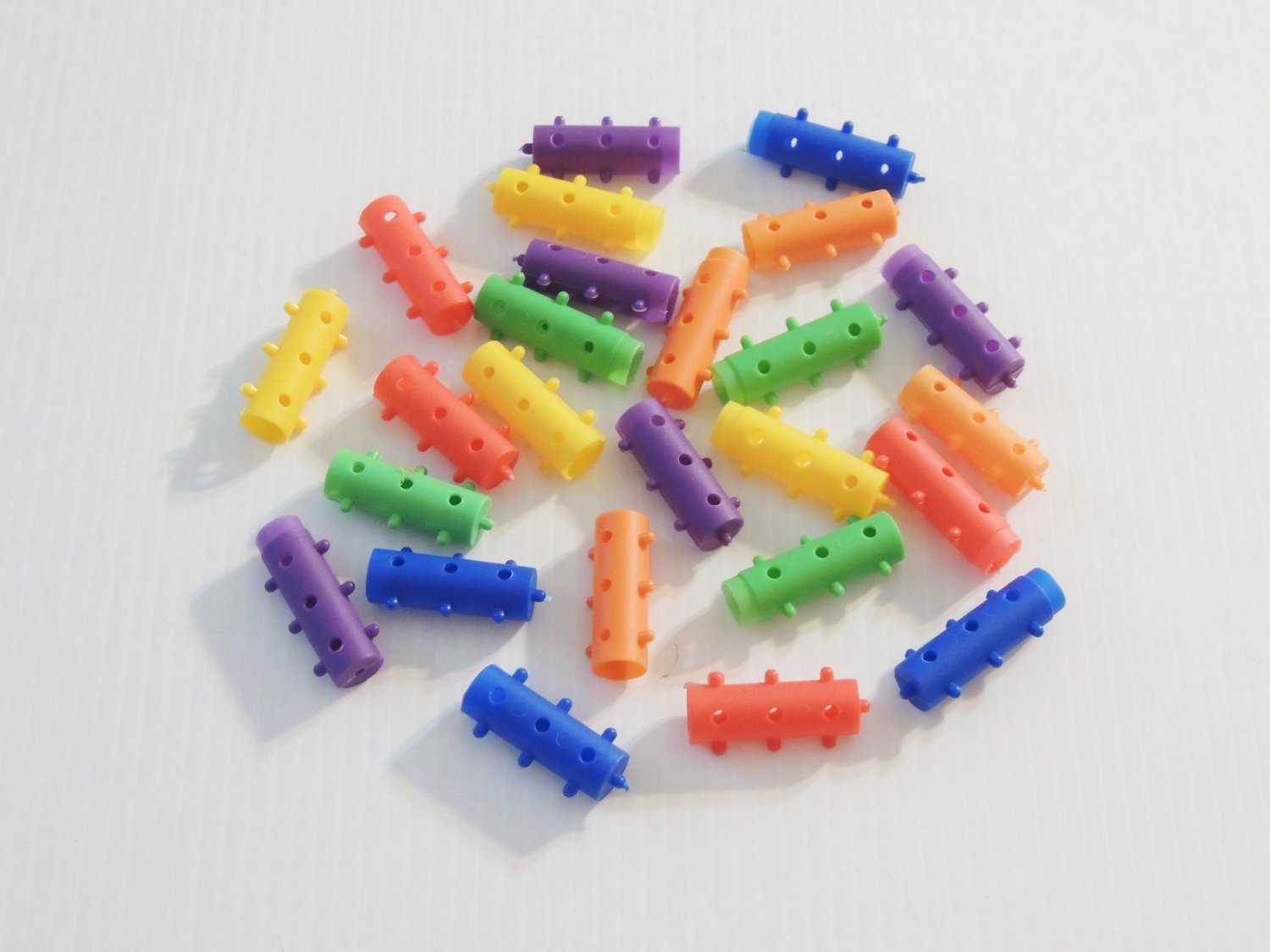 25 FUNKY TUBES bird toy parts parrots cages kids crafts