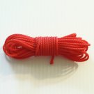20' RED POLY ROPE bird toy parts parrots crafts pets