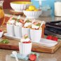 Color Lined Serving Set houseware dishes great parties gift