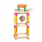 DOUBLE Java wood Swing Med perch bird toy parrots macaw